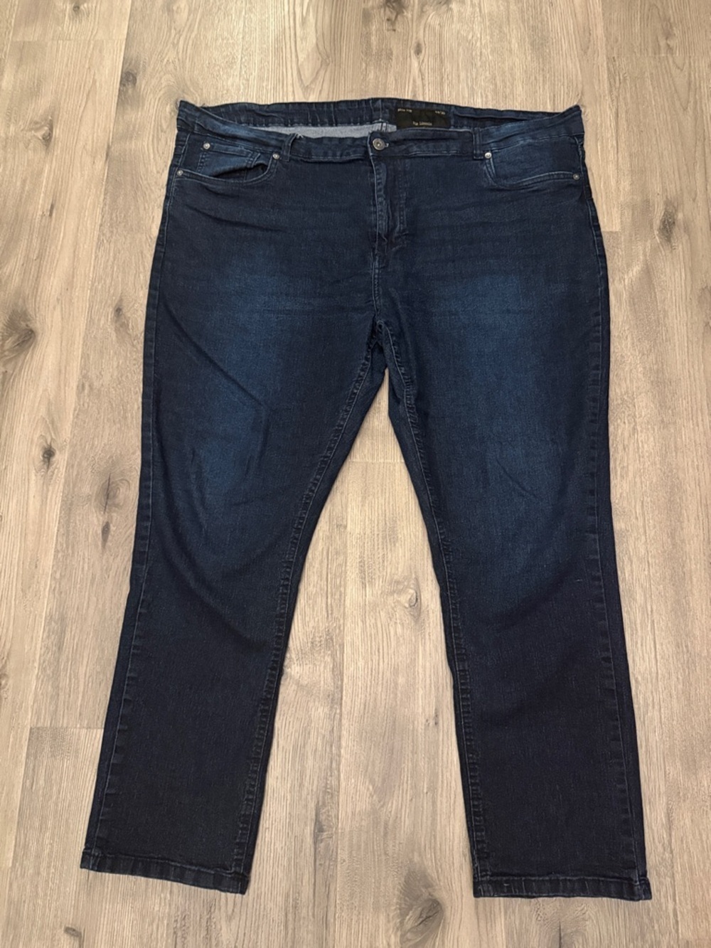 Six Lincoln Slim Fit Dark Blue Jeans